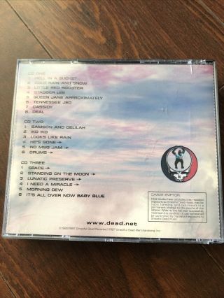 Grateful Dead Dick ' s Picks Volume 9 MSG York NY 9/16/1990 NYC 3 CD Rare/OOP 2