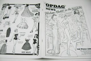 Vtg Paper Dolls Opdag News 1996 Bill Woggon John Lucas Katy Keene Fans Rare