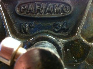 Rare Vintage Paramo No 34 Vice - Bench Vice