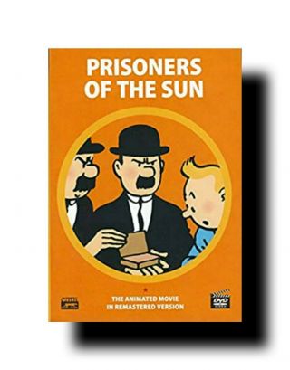 Very Rare Dvd - English,  French:adventures Of Tintin - Prisoners Of The Sun - Remasterd