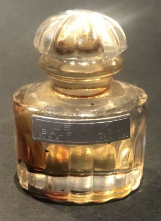 Rare Vintage Perfume Bottle Balenciaga " Le Dix " C.  1947 - 100 Authentic