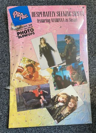 Madonna.  Desperately Seeking Susan.  Photo Blow Ups.  Posters.  Rare.