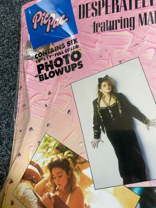 Madonna.  Desperately seeking susan.  Photo blow ups.  Posters.  Rare. 2