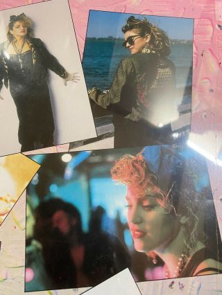 Madonna.  Desperately seeking susan.  Photo blow ups.  Posters.  Rare. 3