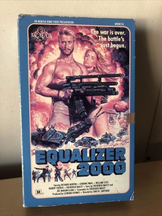 Equalizer 2000 - Vhs Big Box Clamshell 80s Cult Action Rare Oop 1986 Concorde