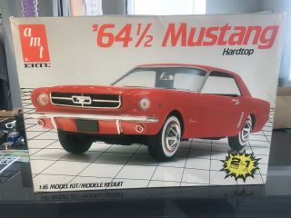 Rare Amt Ertl 1964 1/2 Ford Mustang Model Kit,  1/16 1:16 Scale,  