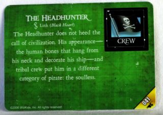 Wizkids - Pirates CSG CCG - South China Seas - The Headhunter 041 - RARE 2