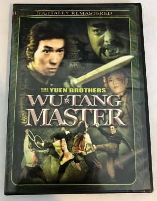 Wu Tang Master (dvd,  2003) Very Rare Oop Remastered,  Dubbed Region 1 Shaolin