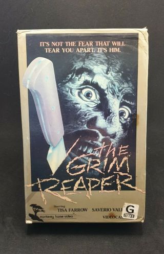 Antropophagus / The Grim Reaper / 1980 Big Box Horror Vhs / Joe D 