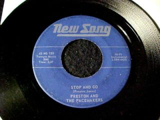 Preston & The Pacemakers Stop And Go Rare Ohio Rockabilly R&b 45 Song Hear