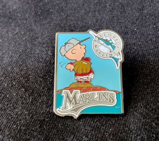 Miami Marlins Pin Florida Marlins Pin Peanuts Pin Mlb Pin “rare Only 500 Made”