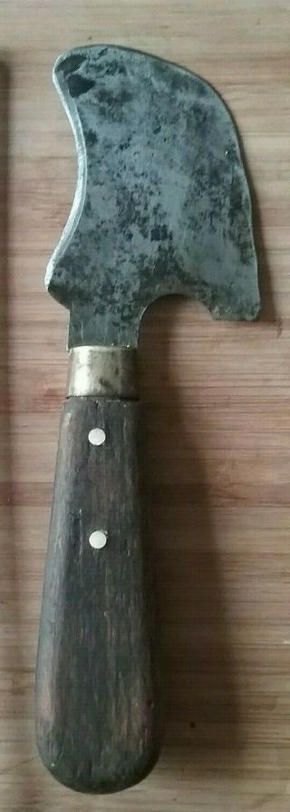 Rare Antique Leather Cutting Tool Knife Collectable Tool Saddle Maker Leather