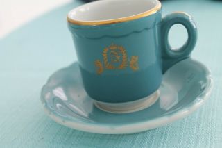 Fontainebleau Vintage Cup & Saucer,  Miami Florida - - Rare In This