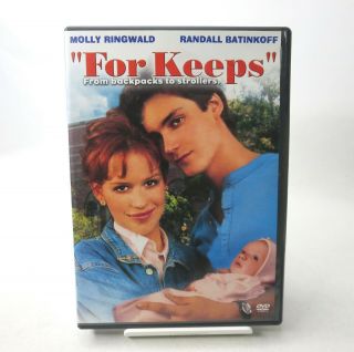 For Keeps (dvd,  2004) 1988 Movie Molly Ringwald Randall Batinkoff Rare Oop