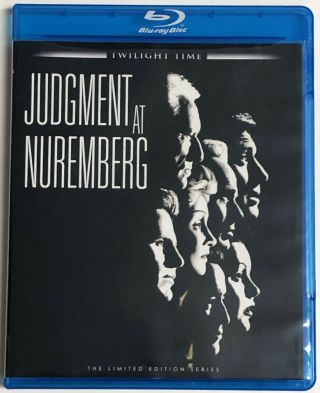 Judgment At Nuremberg Blu - Ray Twilight Time Limited Edition Rare And Oop