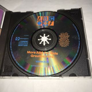 More ABC For Kids Greatest Hits CD Rare 1992 3