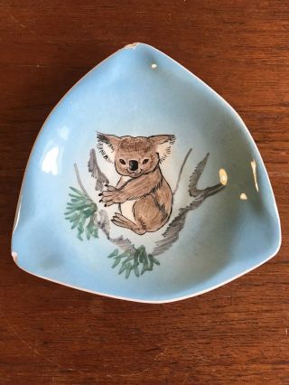Rare Vintage The Little Sydney ? Pottery Ashtray Koala Australia