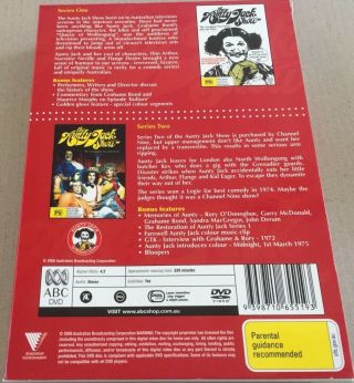 The Aunty Jack Show : Rare - Complete Series 1 - 2 Box Set - 2006 - PAL - 4 x DVD 2