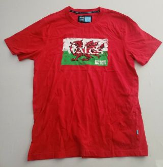 Rare Wales Rugby T - Shirt 2015 Irb Rugby World Cup Men 