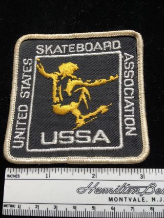 Ussa United States Skateboard Association Patch Vintage Rare