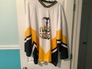 Rare Vintage Ot Ushl Tulsa Crude Hockey Jersey - Xxl 2xl - Euc