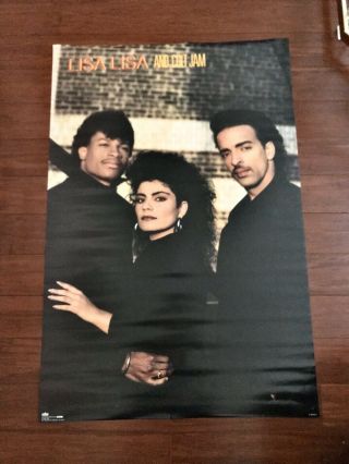 Vintage Rare 1987 Lisa Lisa And The Cult Jam Poster