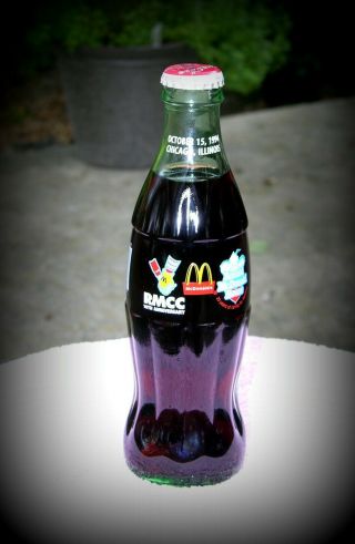 Mcdonald " S Vintage Rare Coca - Cola Commemorative Bottle 10th Anniversary Rmcc