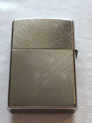 RARE Vintage CHEVY CHEVROLET brushed metal Zippo Cigarette Lighter collectible 2