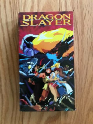 Legend Of Heroes Dragon Slayer Vhs 1997 Rare Nihon Falcom Anime English Dubbed