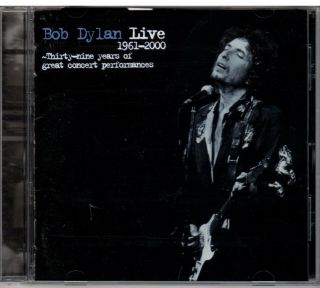 Bob Dylan " Live 1961 - 2000 " Japanese Import Cd 2001 - - Rare And Unreleased Tracks