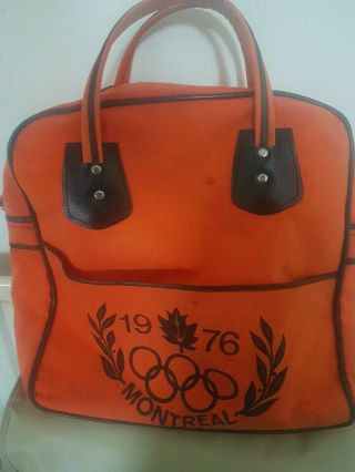 Retro Vintage Montreal Olympics 1976 Rare Bag