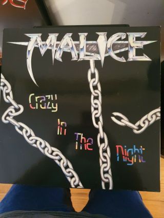 Malice Crazy In The Night 1989 Lp Rare 4 Track Ep Judas Priest Ratt