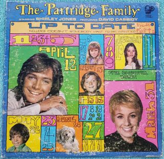 The Partridge Family Up To Date Lp - 1971 Vinyl Album And Rare Bonus