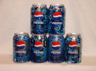 Pepsi Cans Set Look Rare From Poland 16 Cans -