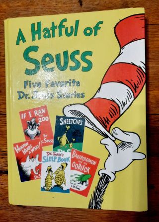 A Hatful Of Suess - Dr.  Seuss Five Favorite Stories - Hardcover Rare