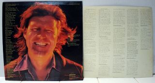 Rare Country LP & Insert - Billy Joe Shaver - When I Get My Wings - Capricorn Promo 2