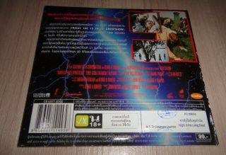 Night of the Living Dead Thailand 2 Disc Video CD VCD X DVD VHS.  Rare 3