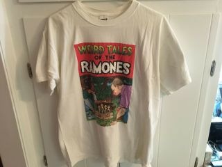 Ramones Weird Tales Of The Ramones T Shirt Rhino Nyc Punk Rock Rare Ec Comics