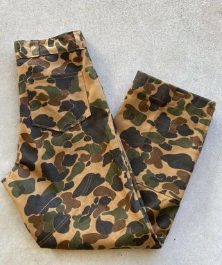 Game Winner Sportswear Hunting Pants Camo Vintage Size 34 Rare Camouflage