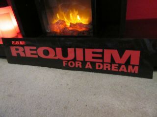 Requiem For A Dream [2000] D/s 5x25 [large] Movie Theater Poster [mylar] [rare]