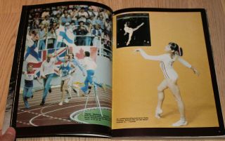 Nadia Comaneci In Norwegian Sports Yearbook Sportsrevyen 1976.  Rare