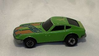 Hot Wheels Rare Vintage 1976 Datsun Z Whiz Green Speed Machine
