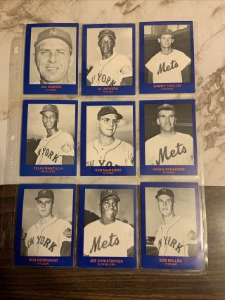 Rare 1962 RGI YORK METS TEAM SET from 1982 30 Cards in All in VG. 2