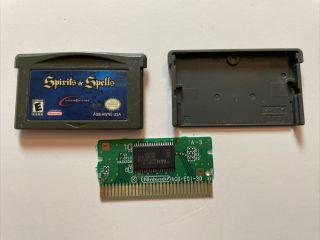 Spirits & Spells (nintendo Game Boy Advance Gba,  2003) Rare Authentic &
