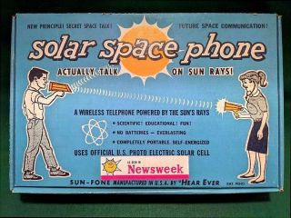 Solar Space Phone - Talk On A Light Beam Rare 1960 Collectible Made By Hearever