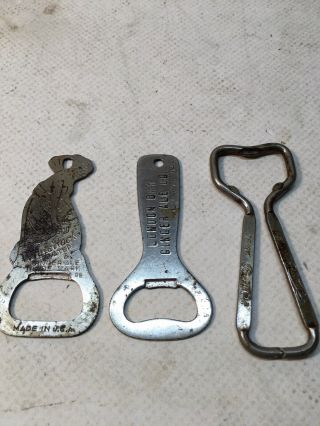 Vintage Bottle Openers - London Dry White Rock Ginger Ale Pepsi Cola Rare