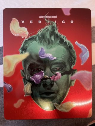 Alfred Hitchcock’s Vertigo,  Imported,  Rare,  Limited Edition Blu - Ray Steelbook