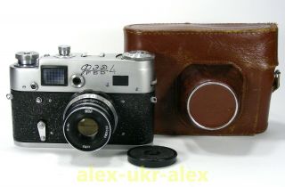 Rare Type Fed - 4 With Industar - 61 Lens M39 Rf Camera.  Exc,  Repaired №6480812
