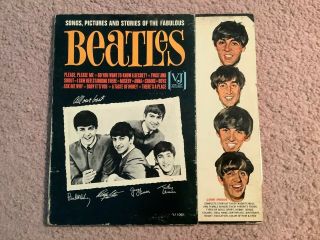 Songs,  Pictures And Stories Of The Fabulous Beatles Rare Authentic Vj Mono Lp