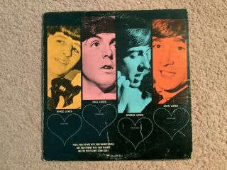 SONGS,  PICTURES AND STORIES OF THE FABULOUS BEATLES RARE AUTHENTIC VJ MONO LP 2
